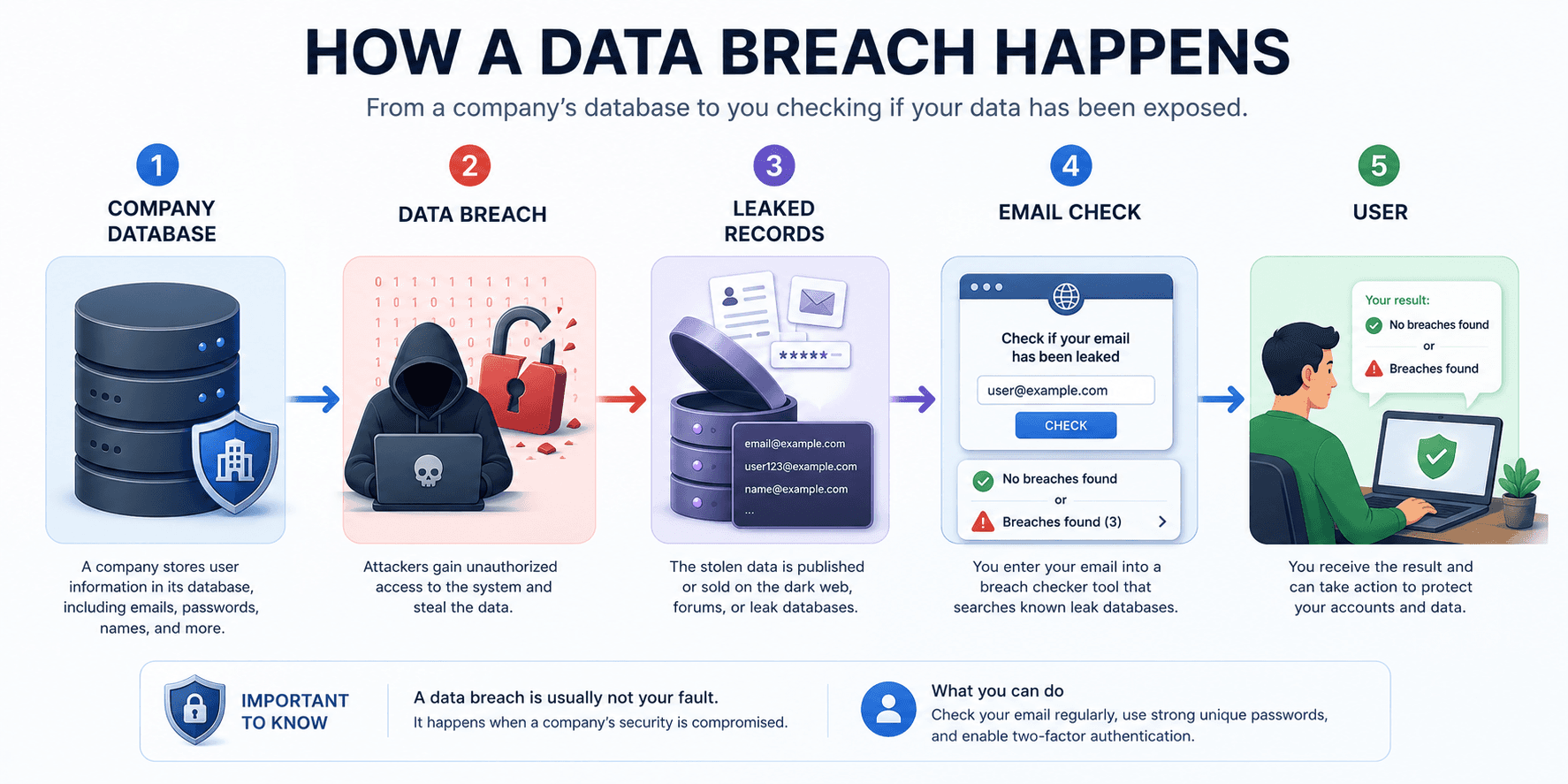 How a company data breach exposes user information