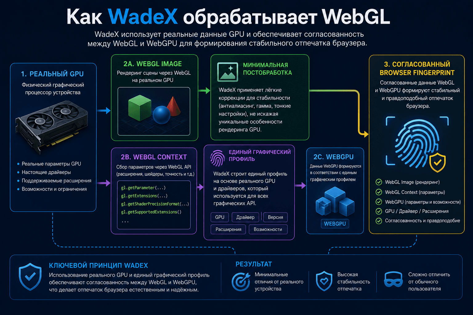 Как WadeX обрабатывает WebGL