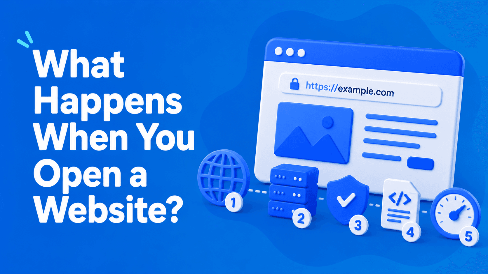 What ahppend when website open