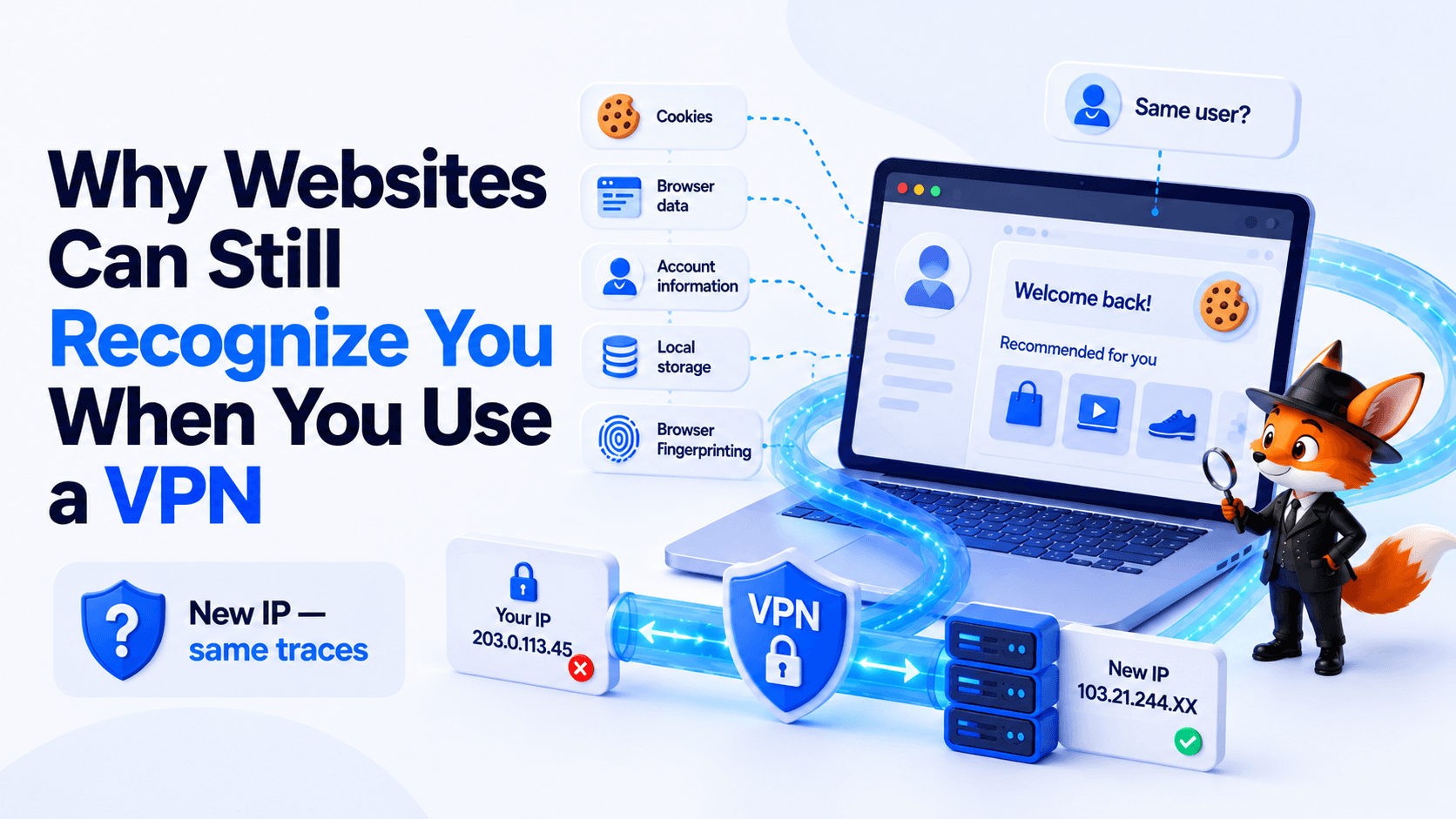 How Websites Can Recognize You Even When You Use a VPN