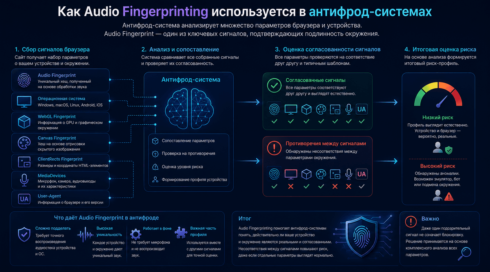 Audio Fingerprinting в антифрод-системах