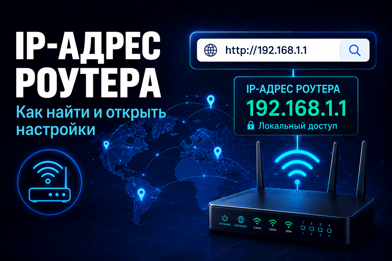 IP-адрес роутера используется для связи устройств в локальной сети