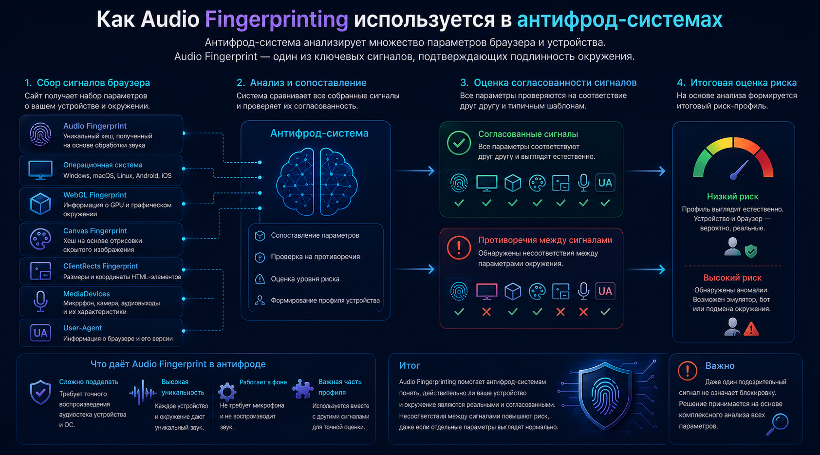 Audio Fingerprinting в антифрод-системах