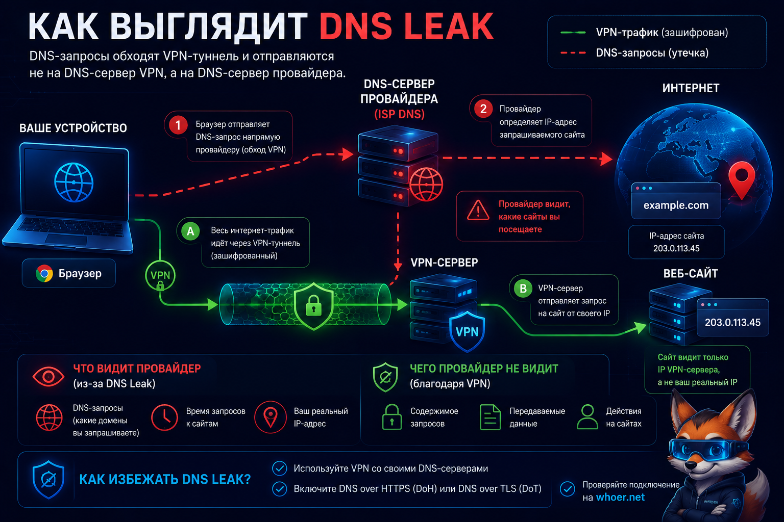 DNS requests bypassing the VPN tunnel